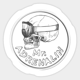 Mr. Adrenalin Sticker